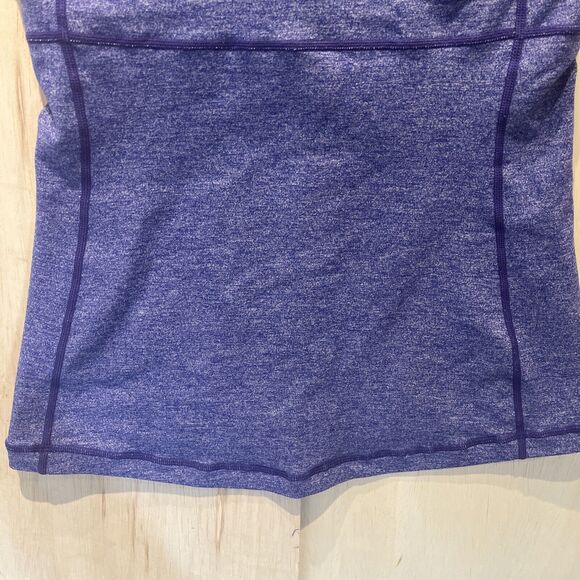 Lululemon Women's Scoop Neck Racerback Tank Top shirt blue Size 6 work out - Picture 6 of 7